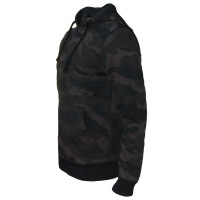 Camo zipped hoodie XL Dark Camo