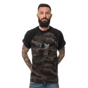 Herren Black logo dark camo T-Shirt Medium Dark Camo