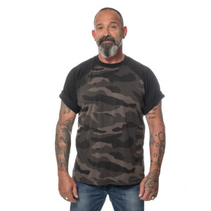 Herren blank dark camo T-Shirt  XX-Large Dark Camo