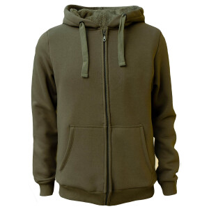 Winter zipped hoodie Olive green XL