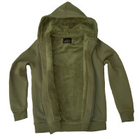 Winter zipped hoodie Olive green XL