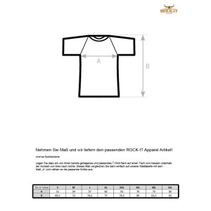 Herren Raglan Contrast T Logo Shirt White/Grey 5X-Large