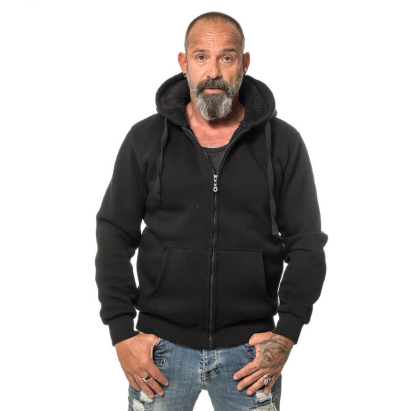 Winter zipped hoodie S Black