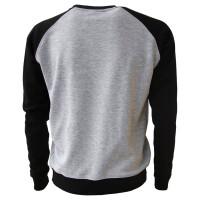 Raglan Sweatshirt M Gray / Black