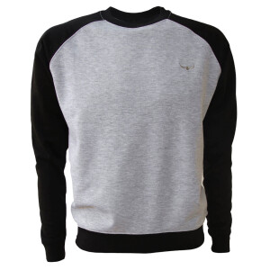Raglan Sweatshirt XL Gray / Black