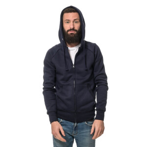 Heavy zipped hoodie slim fit M Navy