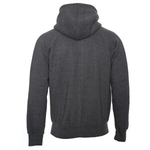 Heavy zipped hoodie slim fit M Dark Heather Gray