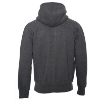 Heavy zipped hoodie slim fit 3XL Dark Heather Gray