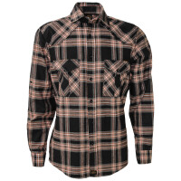 Mens Flannel Shirt Long Sleeve Medium Black / Red / Gray Plaid