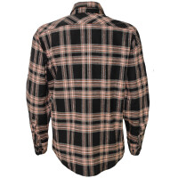 Mens Flannel Shirt Long Sleeve Medium Black / Red / Gray Plaid