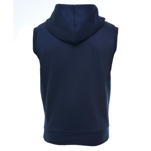 Heavy zipped hoodie sleeveless 3XL Navy