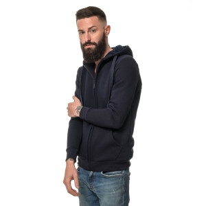 Winter zipped hoodie Navy 5XL